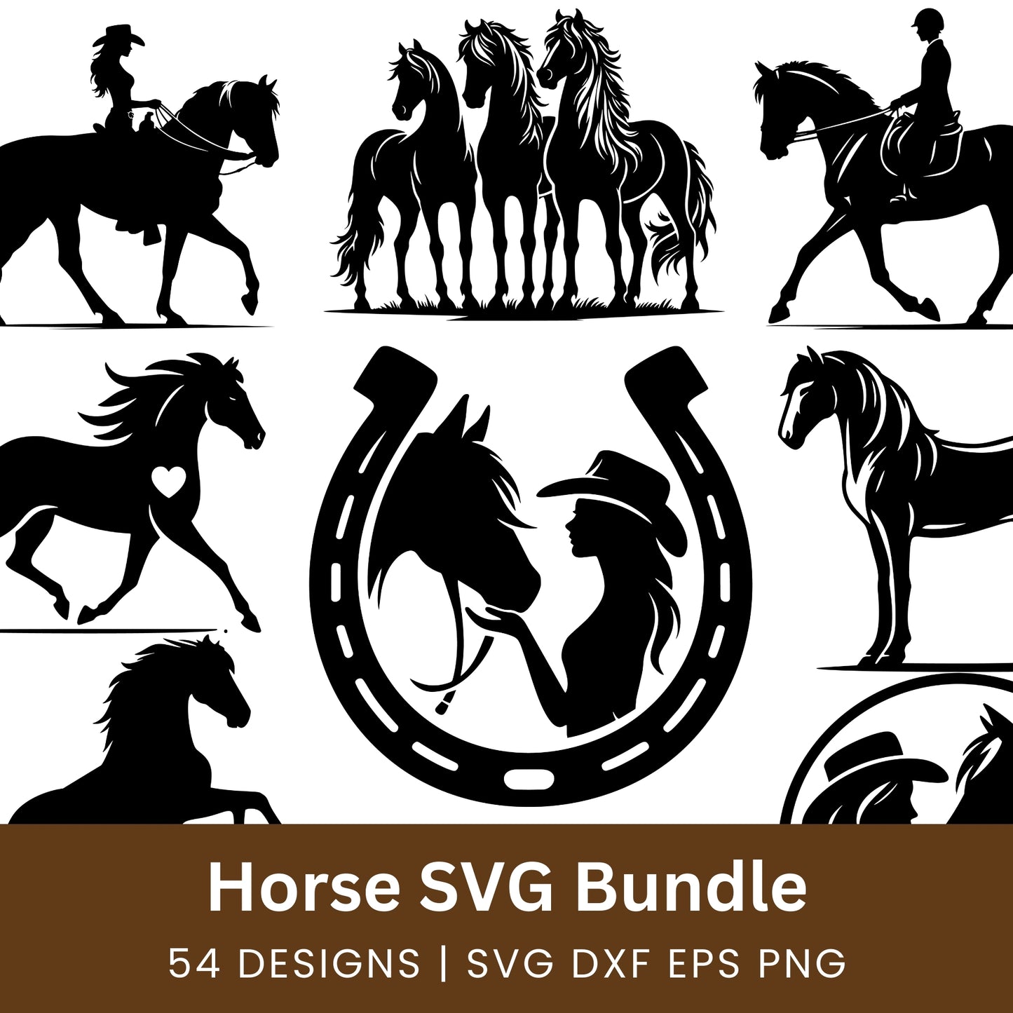 Horse Bundle SVG Files