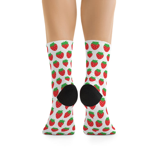 Strawberry Recycled Poly Socks