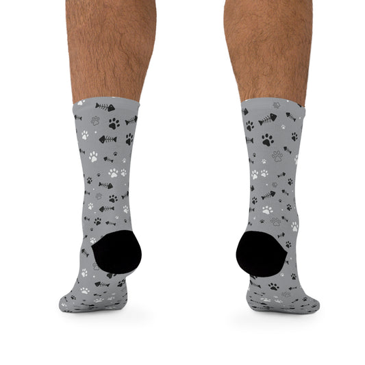 Cat Paws Recycled Poly Socks