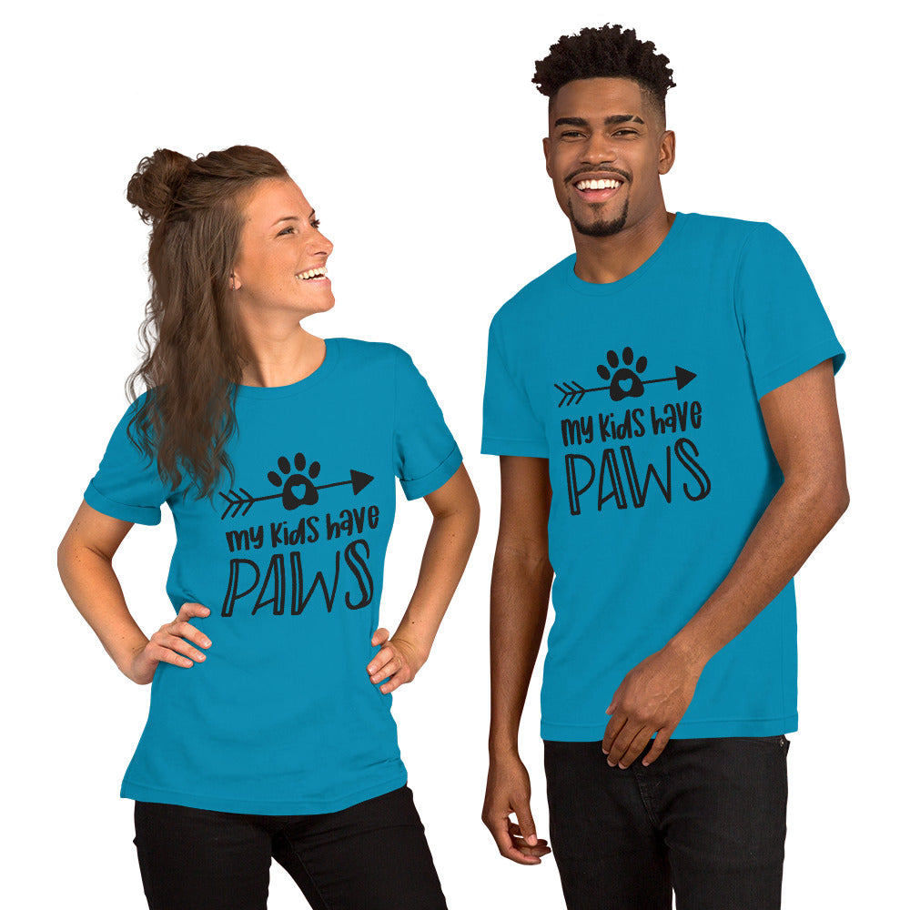 My Kids have Paws Unisex t-shirt