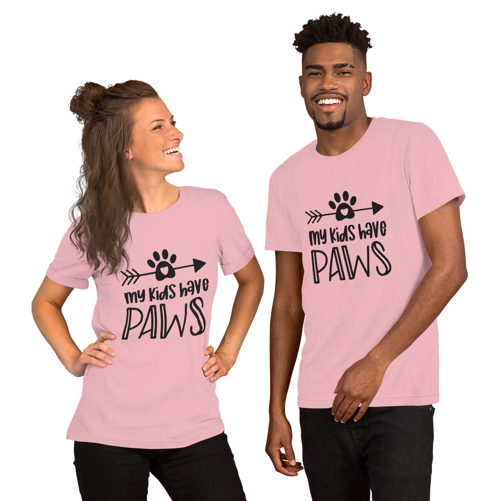 My Kids have Paws Unisex t-shirt