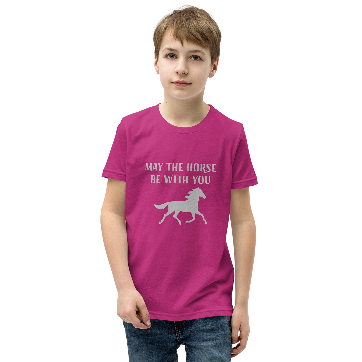 May the Horse be with You - Youth Short Sleeve T-Shirt