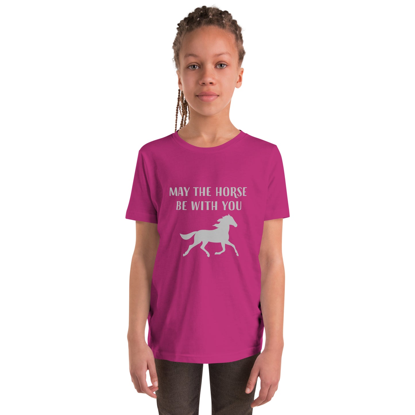 May the Horse be with You - Youth Short Sleeve T-Shirt