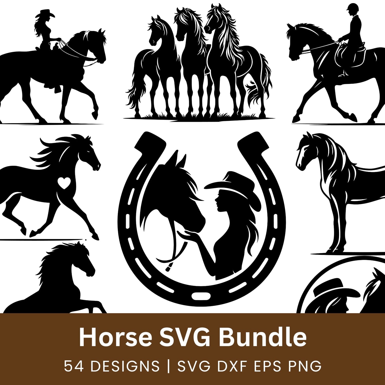 Horse Bundle SVG Files