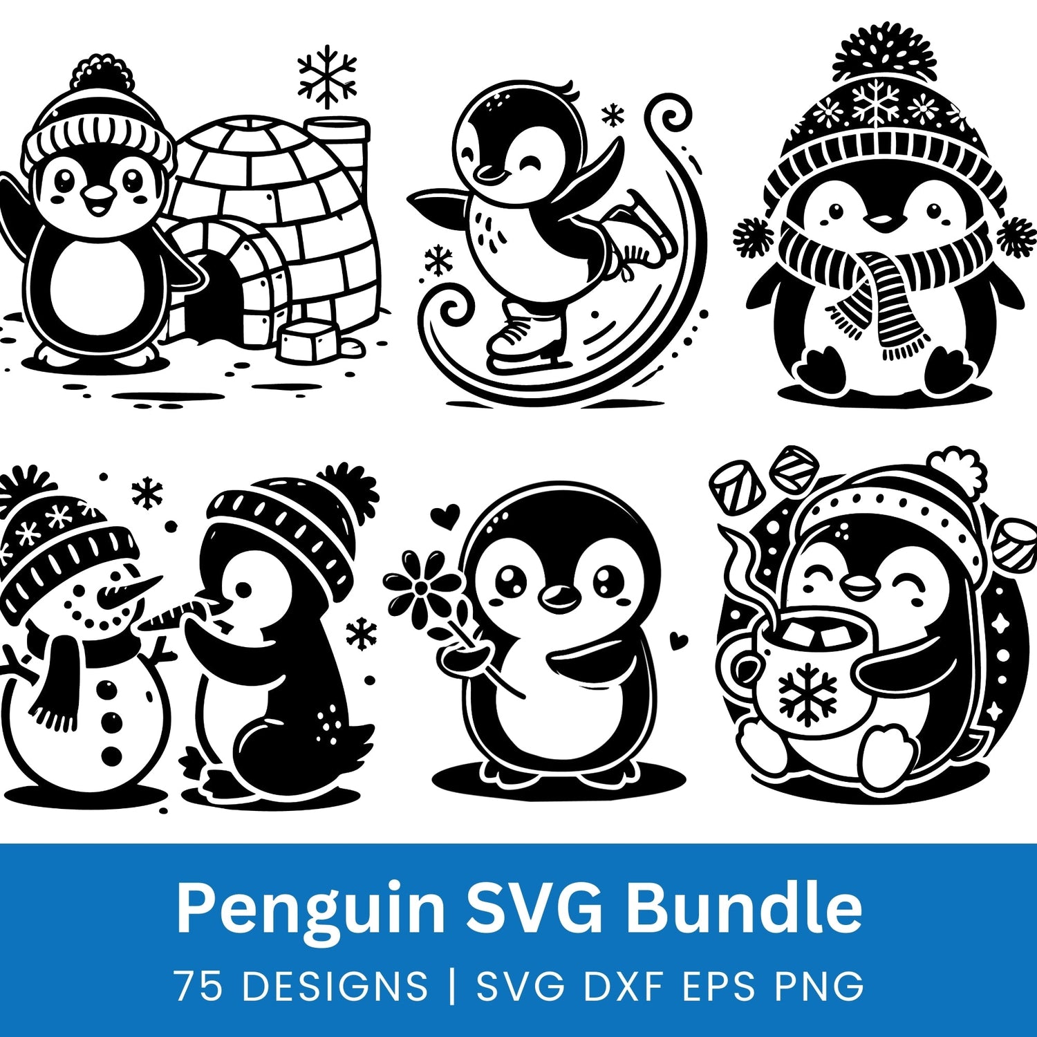 Penguin SVG Files