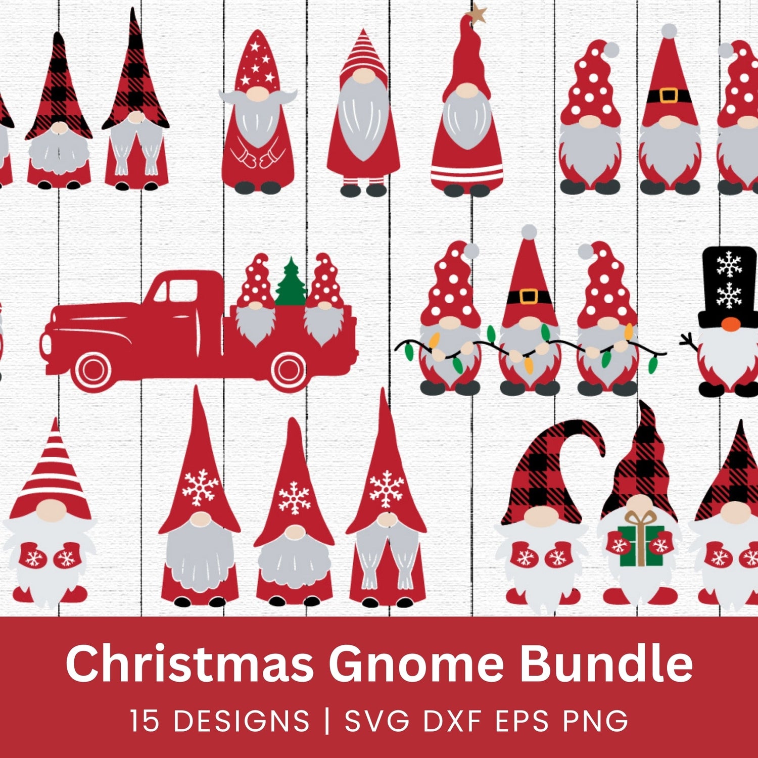 Christmas Gnomes SVG Files
